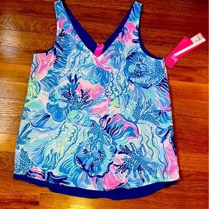 Lilly Pulitzer Florini Sleeveless Reversible V-Neck